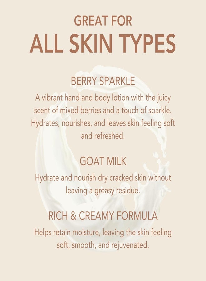 Dionis Goat Milk Hand & Body Cream Berry Sparkle 3.3oz (Pack of 1) - Image 5